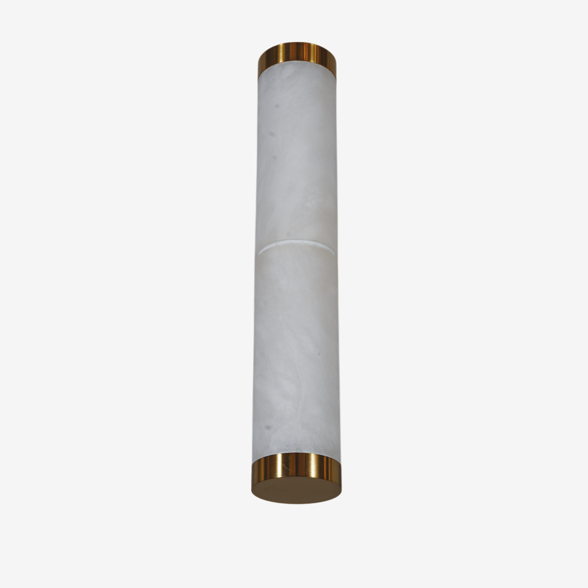 Modern Tube Alabaster Wall Sconce