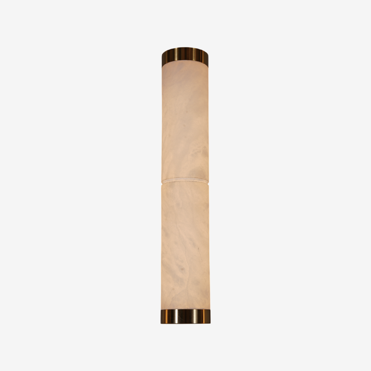 Modern Tube Alabaster Wall Sconce