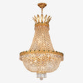 Luxury Imperial Crown Crystal Chandelier