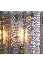 Odalys Smoked Glass Creative Wall Sconces