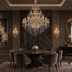 large vintage luxury brass chandelier