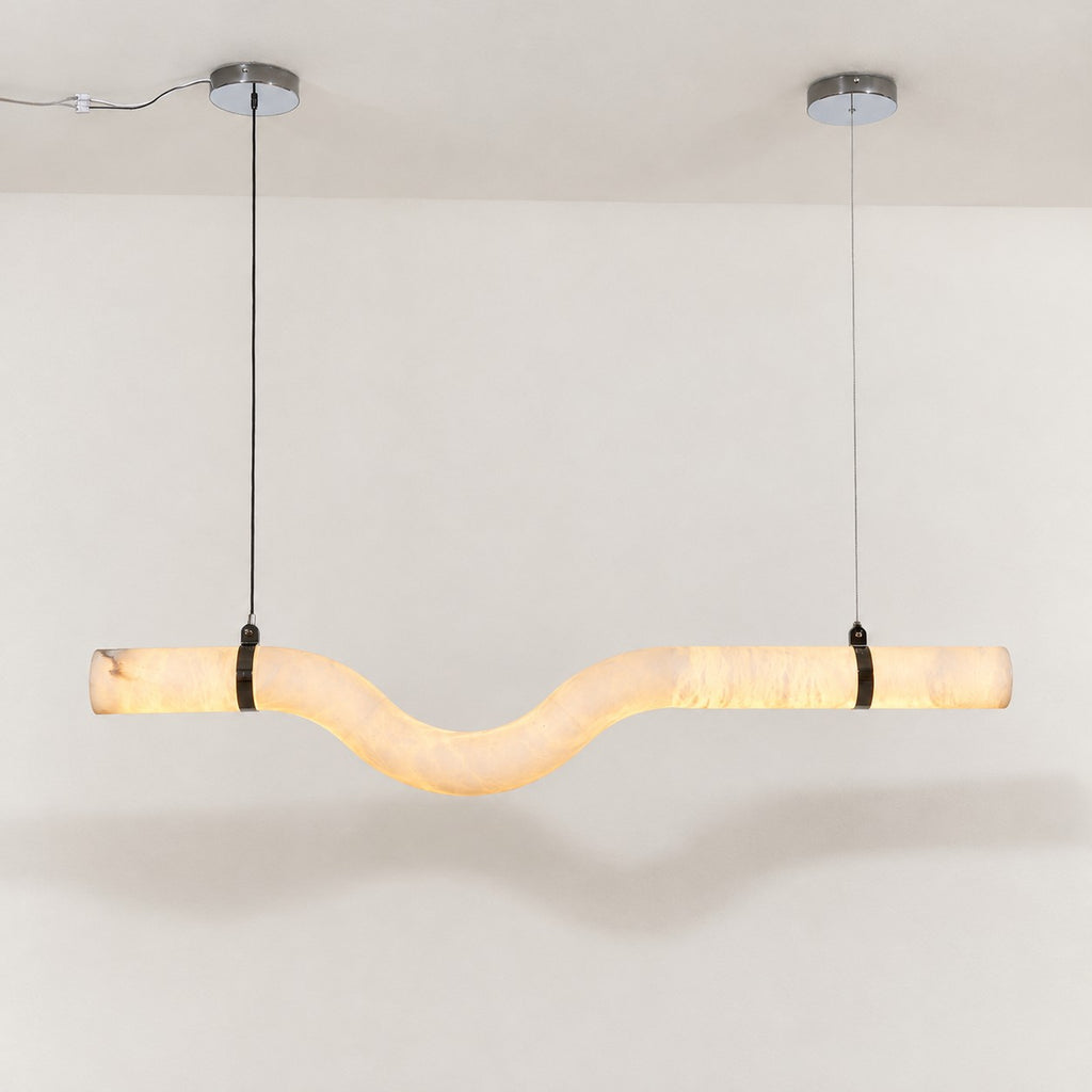 Velcendri Wavy Linear Pendant Light