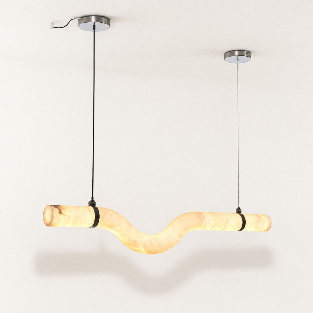 Velcendri Wavy Linear Pendant Light