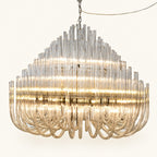 Marivorne Cascade Clear-Rod Chandelier